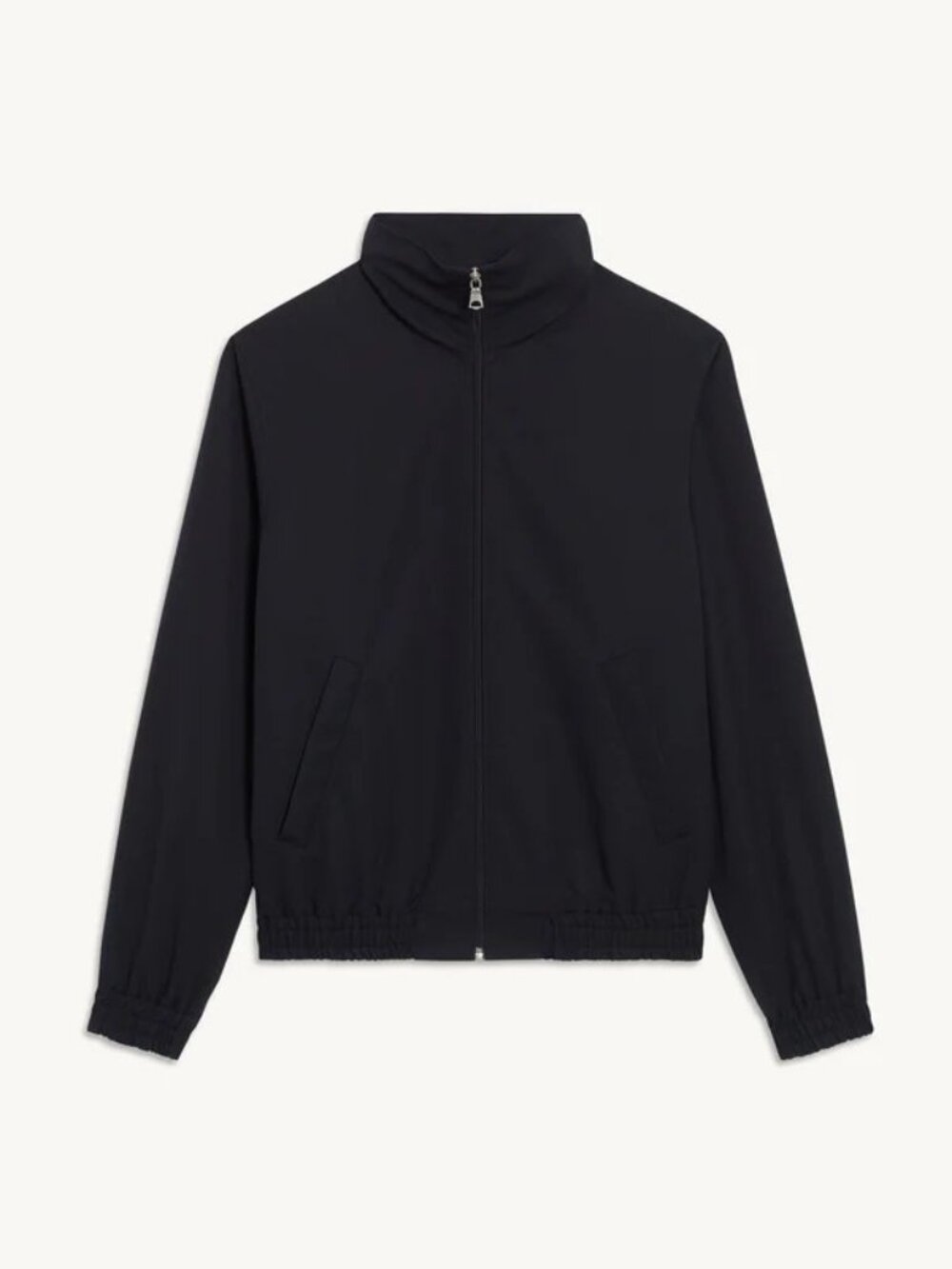 SANDRO Men's Classic Fit Zip Up Jacket Size Small Navy